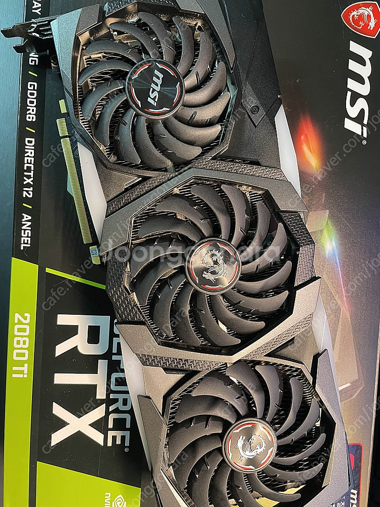 MSI 지포스 RTX 2080Ti 게이밍 X 트리오 판...--1