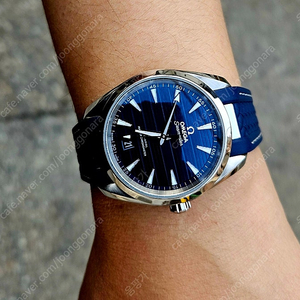 오메가 아콰테라 청판 38mm (러버디버클버전+엉클세이코브슬)