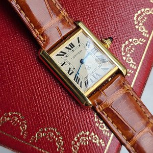 [정품] 까르띠에 루이탱크 루이 SM 스몰 여성용 LC 임직원 한정판 (Cartier Louis Tank LC Logo 18K SM)