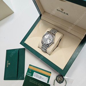 롤렉스 데이저스트 로듐로만 36mm 미사용 중고 팝니다