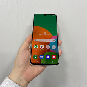 91082 갤럭시A90 화이트 128GB 부산 중고폰 팝니다 12만원