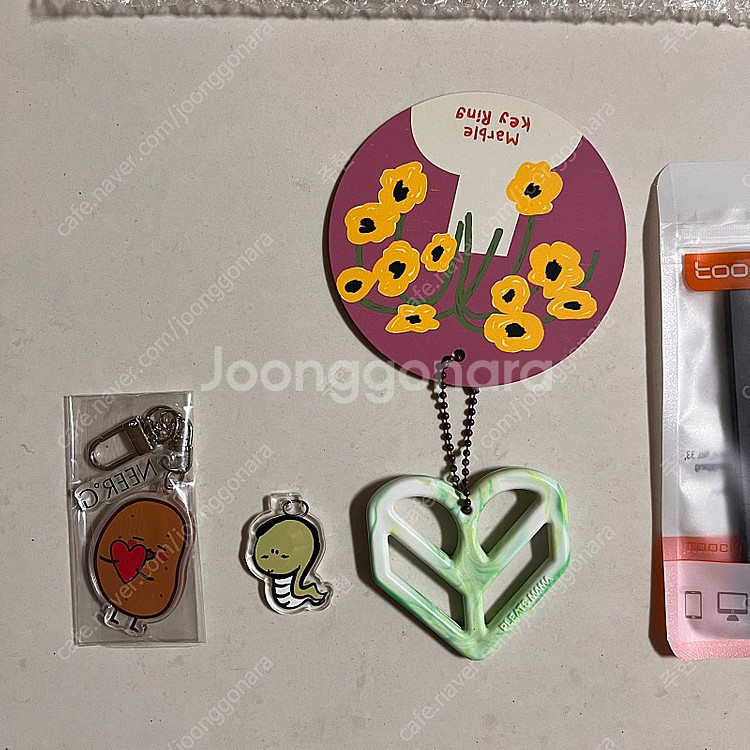 [새상품] 감자 키링, 뱀띠 키링, 마블 하트 키링, ...--1