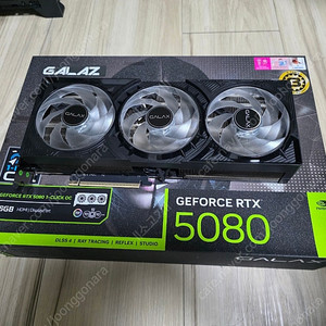 갤럭시 rtx5080 블랙 oc 팝니다