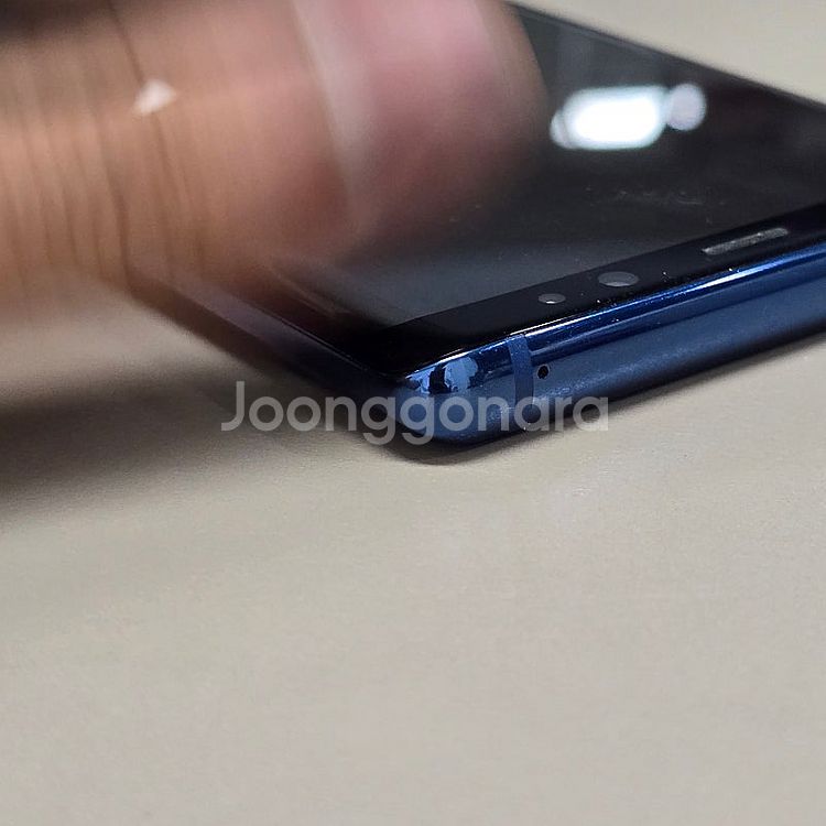 < 갤럭시 노트8 블루 64기가 미파손 가성비단말기 6...--8