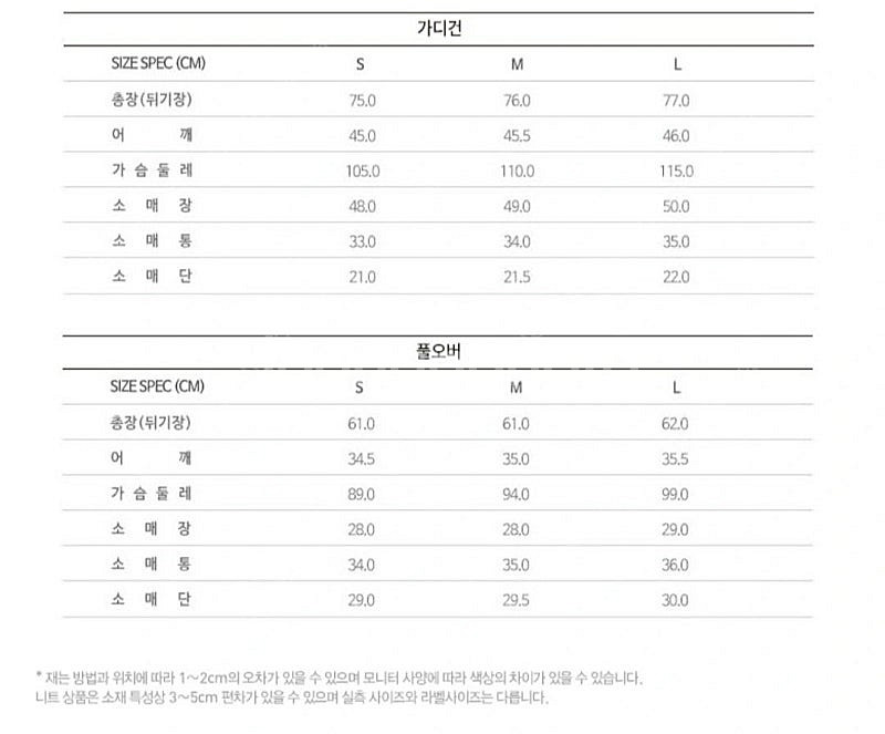 새싱품) 가디건세트 반팔니트--2