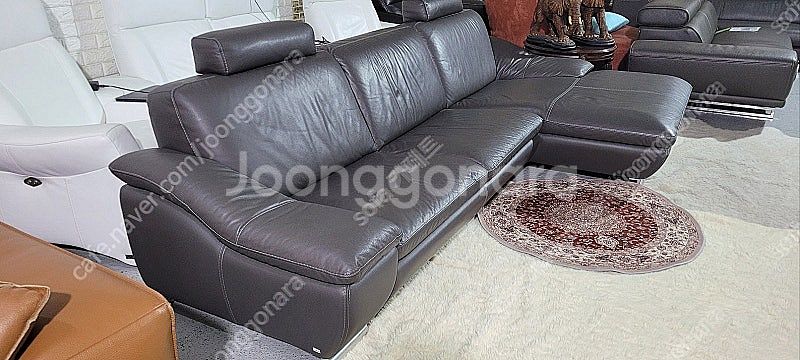 *판매* 칼리아 콘소파 이태리 천연가죽 카우치소파5 7...--8