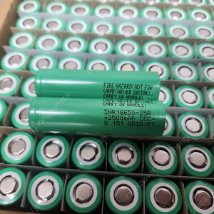 INR18650-25R 미사용 신품 고방전 배터리