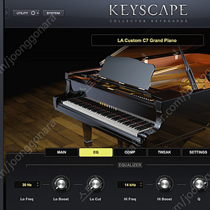 스펙트라소닉스 키스케이프 keyscape 판매합니다.