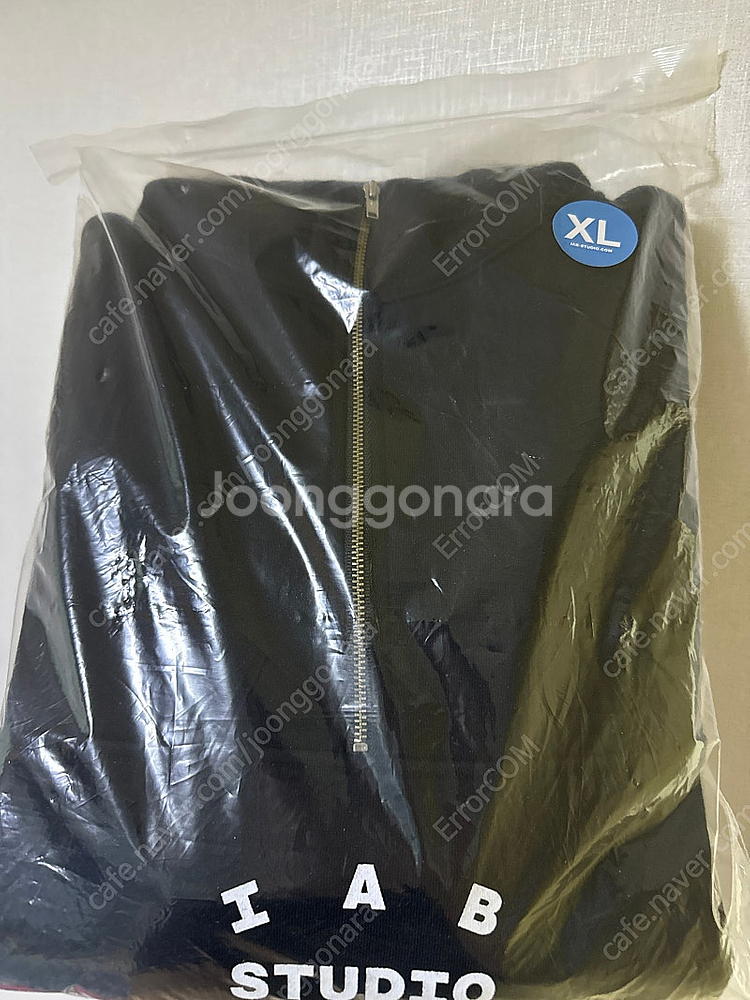아이앱 스튜디오 하프집업 블랙 XL--1