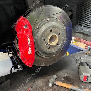 bmw g30 5시리즈용 브렘보4p브레이크+ 인터알디스크380mm 팝니다