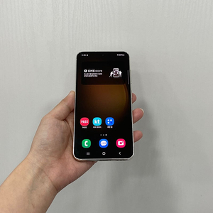 91677 갤럭시S23 크림 256GB 부산 중고폰 팝니다 34만원