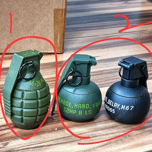 서바이벌 전술 M26 M67 Grenade 수류탄 (블랙/아미그린)