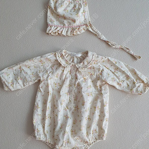 밍크뮤 바디수트 보넷 세트 80