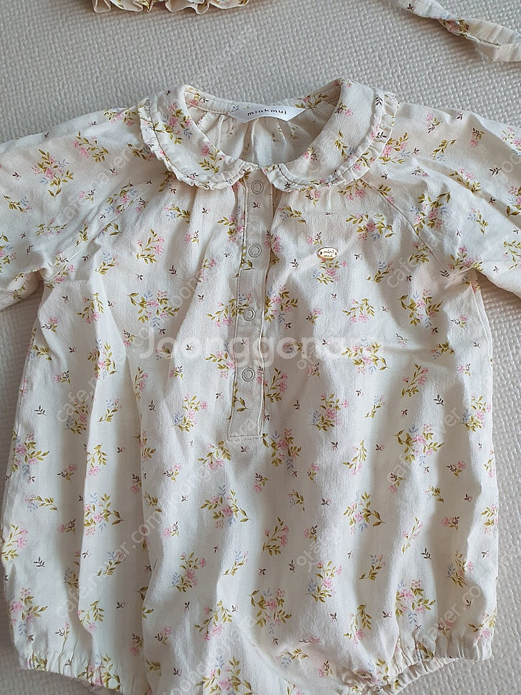 밍크뮤 바디수트 보넷 세트 80--1