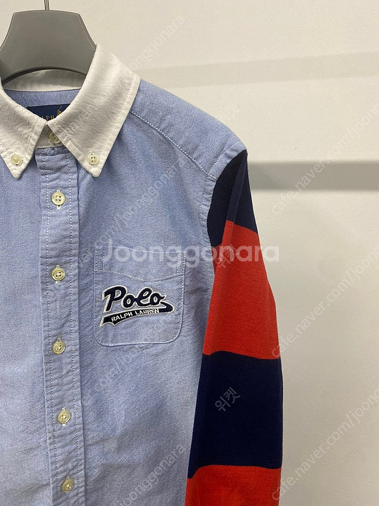 (8Y) 폴로 랄프로렌 키즈 럭비 스타일 옥스포드 코튼...--1