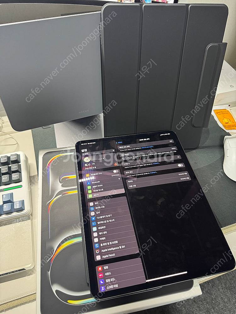 아이패드 프로 13 M4 256GB 셀룰러 스페이스 블...--1