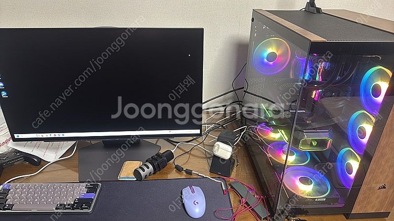 9800x3d 5080 컴퓨터 모니터 셋 팝니다--0