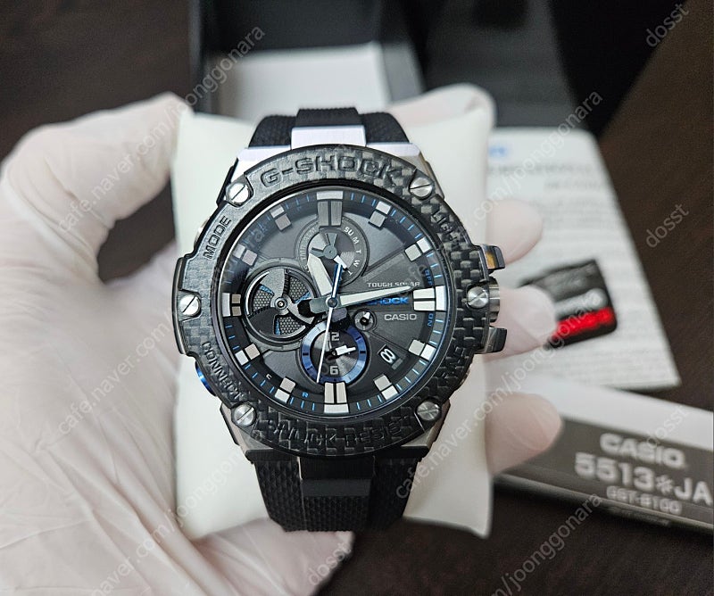 지샥 G-shock GST-B100XA 카본 지스틸