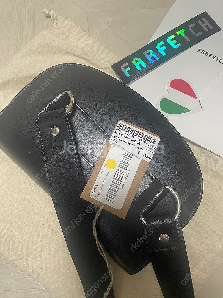 apc 아페쎄 하프문 벨트백 중고 택포--4