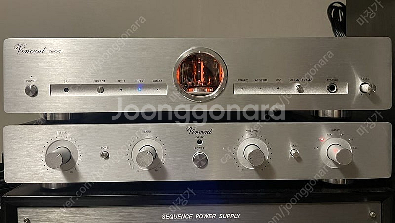 빈센트오디오 DAC-7 진공관 DAC (실버)--0
