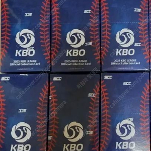 25 KBO 카드 미개봉 3박스 일괄