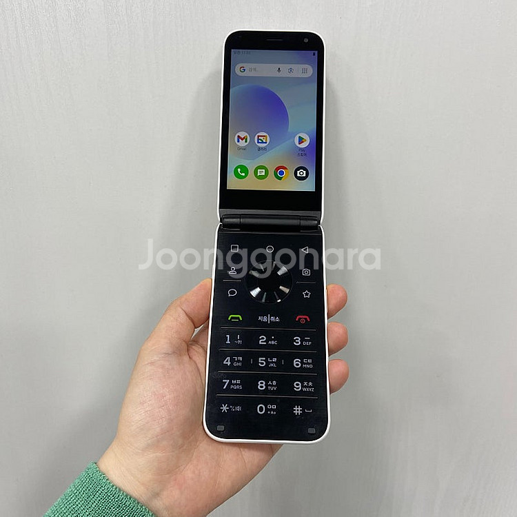91087 A급. 스타일폴더폰 화이트 팝니다 8만원--1