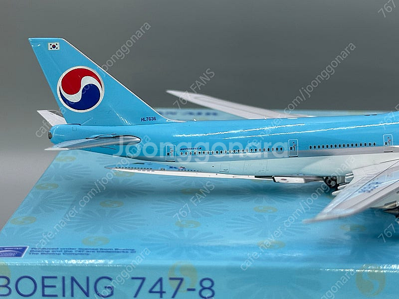1:400 대한항공 B747-8 HL7642/7636 국적기 다이캐스트 모형 [NG Models]--5