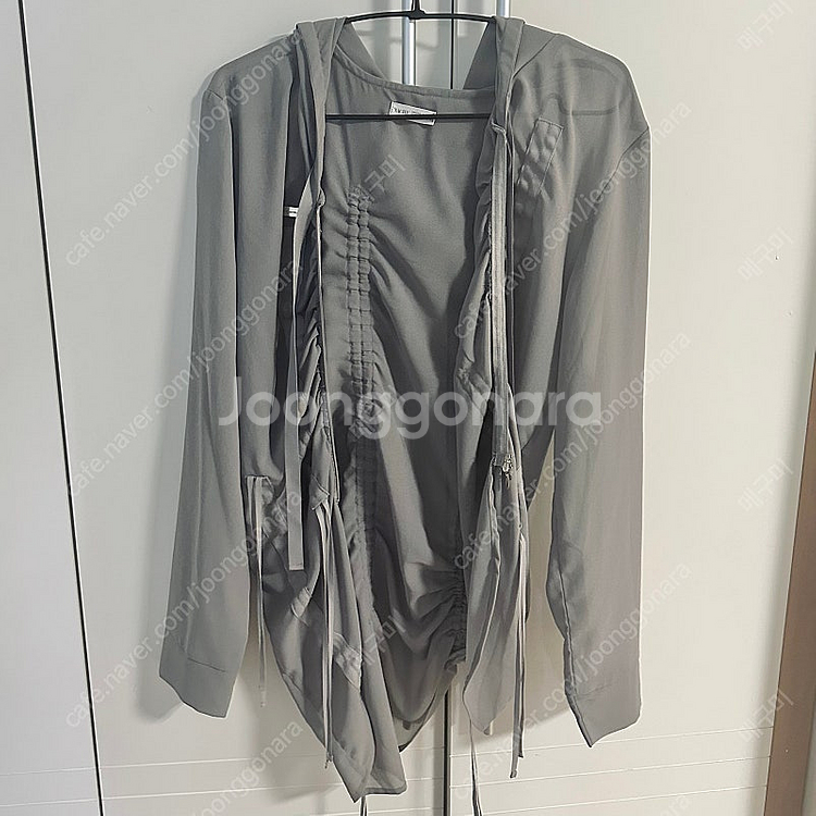 nache SHIRRING CHIFFON HOODIE ...--2