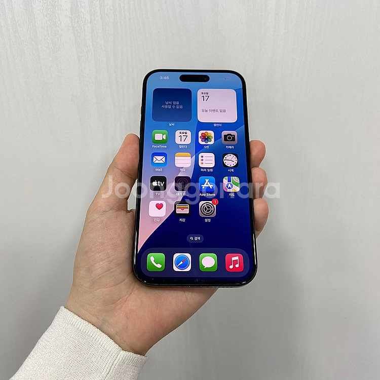 88244 아이폰15프로 블루티타늄 128GB A급 부...--0