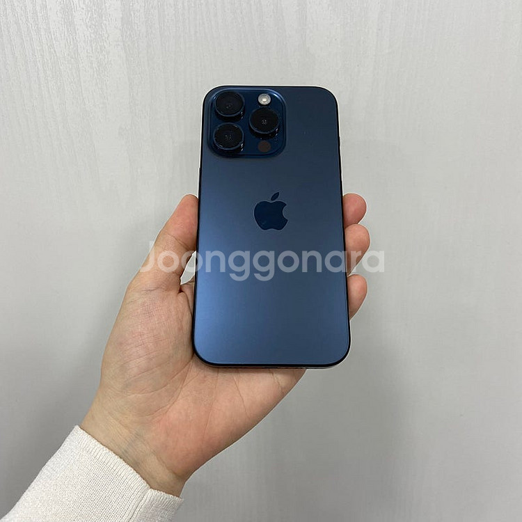 88244 아이폰15프로 블루티타늄 128GB A급 부...--2