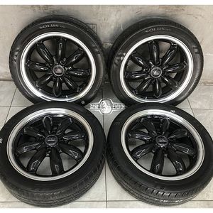 정품 일본 핫스터프 15인치 라라팜 블랙폴리쉬 신품휠 타이어 175/50R15