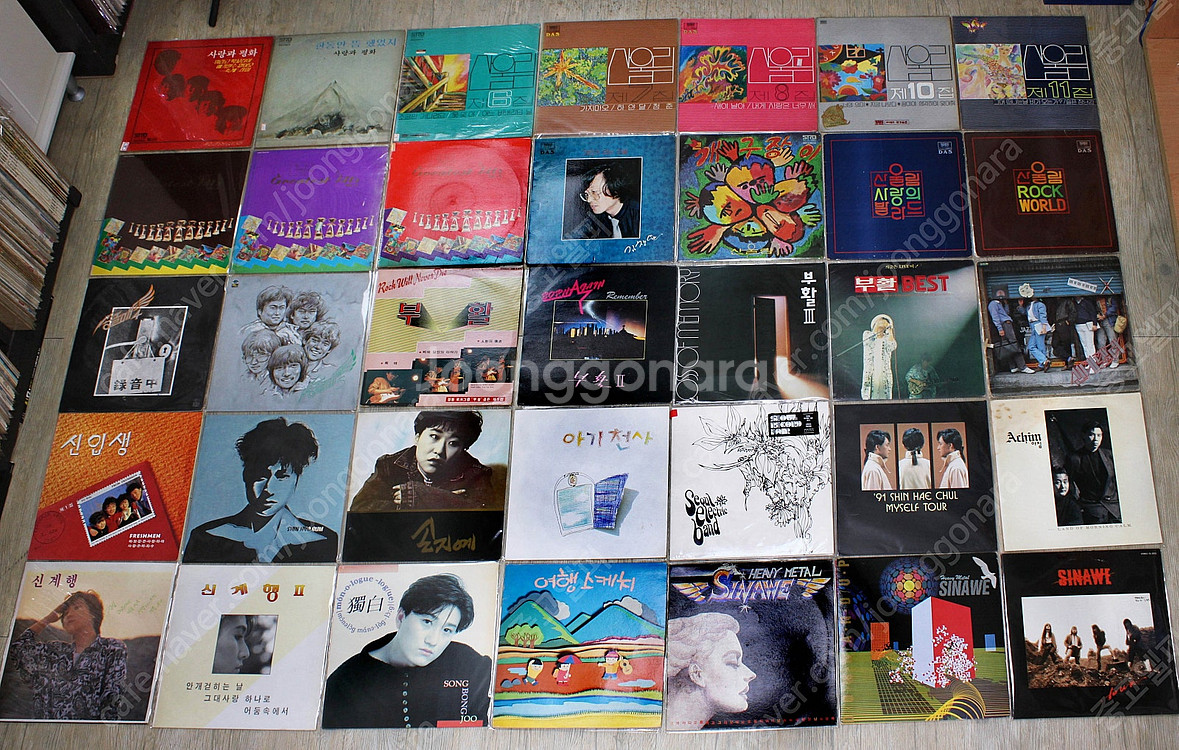 가요 LP와 외국 LP 3500장 판매 가수이름순 마,...--2