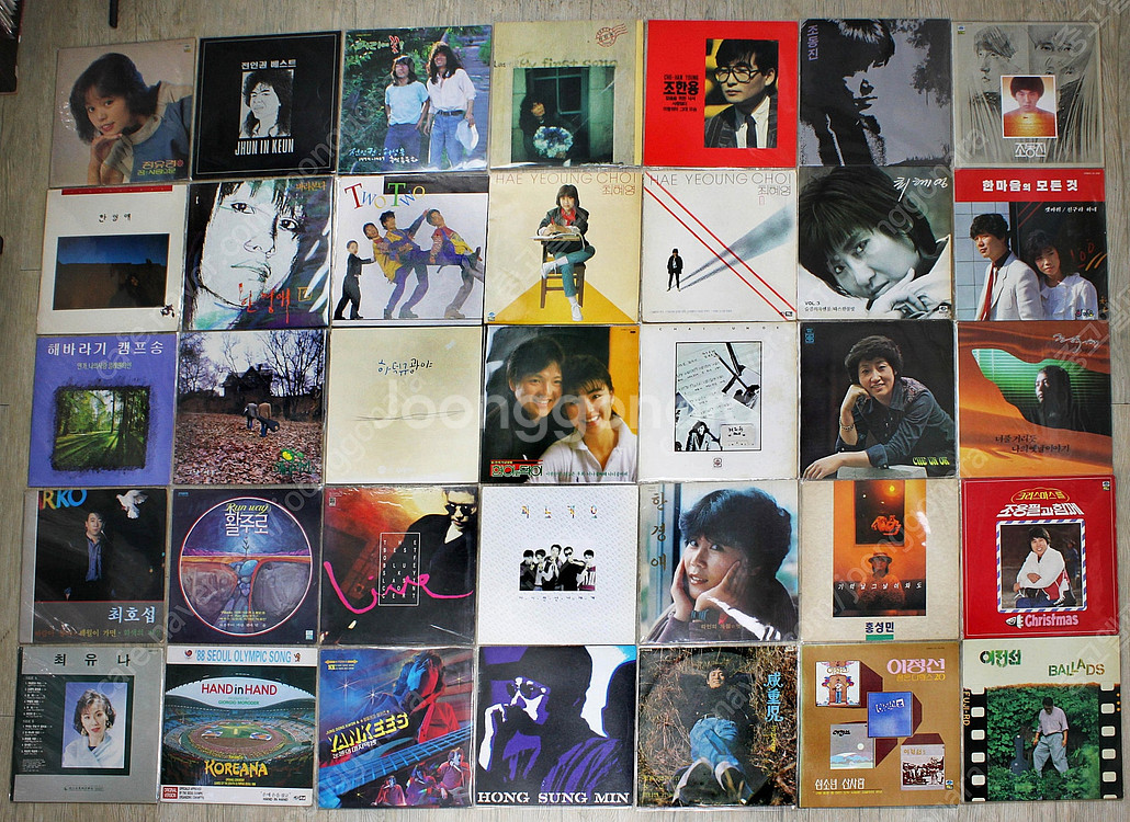 가요 LP와 외국 LP 3500장 판매 가수이름순 마,...--6