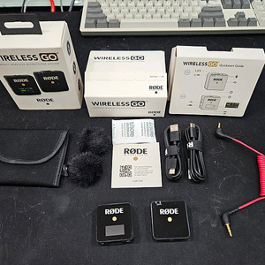 로데 와이어리스 무선 마이크 rode wireless go 풀박스 (안전거래가능)