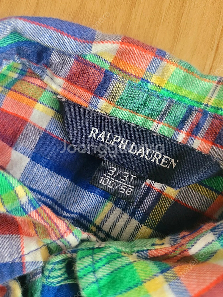 폴로걸즈 랄프로렌 프릴셔츠 3t--3