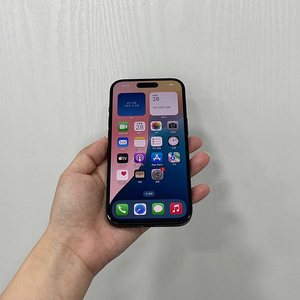 90856 아이폰15 128GB 블랙 부산 중고폰 팝니다 61만원