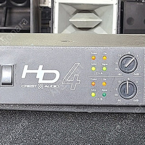(CRESTAUDIO) HD4 크레스트오디오 4옴 450W×2 파워앰프