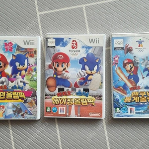 닌텐도위 wii 올림픽 시리즈 3개 일괄 판매 합니다.