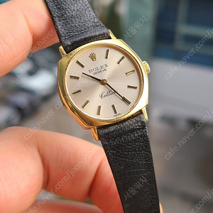 [정품] 롤렉스 여성용 셀리니 실버 다이얼 18K 옐로우골드 금통 빈티지 (Rolex Cellini 18K Solid Gold Vintage)