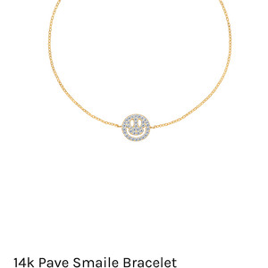 마이미 목걸이 스마일 파베 팔찌