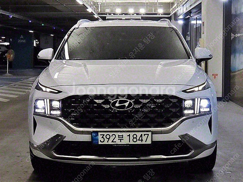 싼타페 중고 싼타페 더 뉴 싼타페 하이브리드 중고 가격 흰색 2022년식 1.6 2WD 캘리그래피 중고외제차 할부가...--2