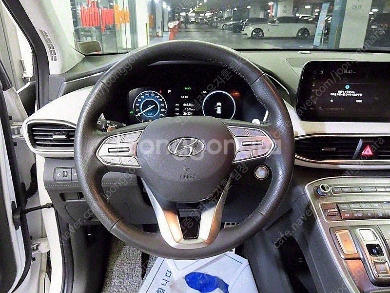 싼타페 중고 싼타페 더 뉴 싼타페 하이브리드 중고 가격 흰색 2022년식 1.6 2WD 캘리그래피 중고외제차 할부가...--8