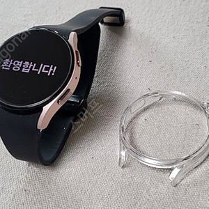 [급처]갤럭시 워치5 40mm 핑크골드 + 액정보호케이스 + 고급스트랩