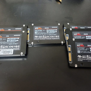 삼성 SSD(870 EVO 1TB / 870 EVO 500GB / 860 PRO 256GB)