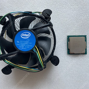 i5 8600k cpu 쿨러포함 판매합니다 [반값 택포]