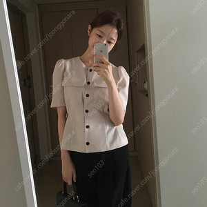 매니매니모드 자켓블라우스