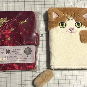 Kinbor 킨보르 a6 커버+내지 고양이, 레드벨벳