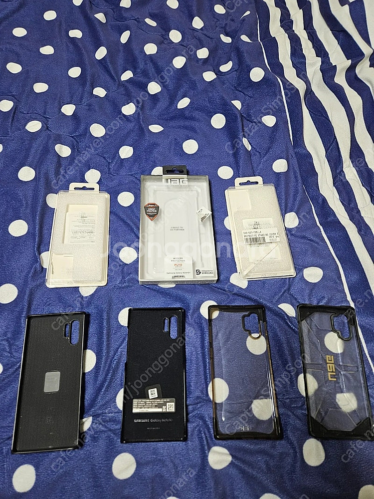 노트 10플러스 사용감 있는 중고 케이스 일괄판매--0