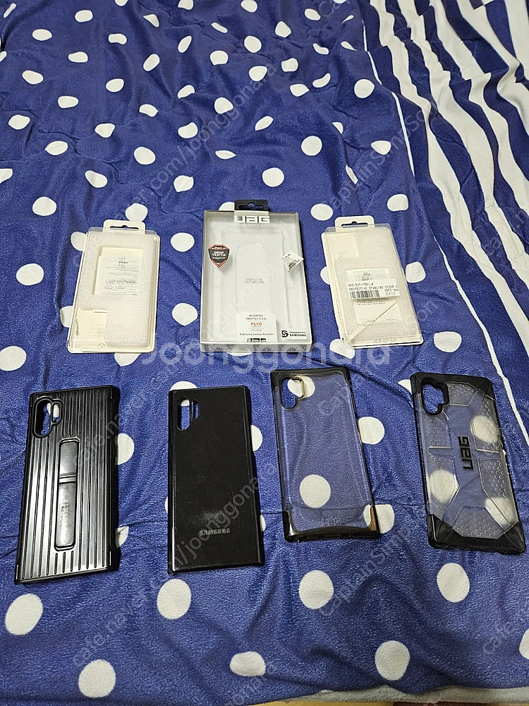 노트 10플러스 사용감 있는 중고 케이스 일괄판매--1