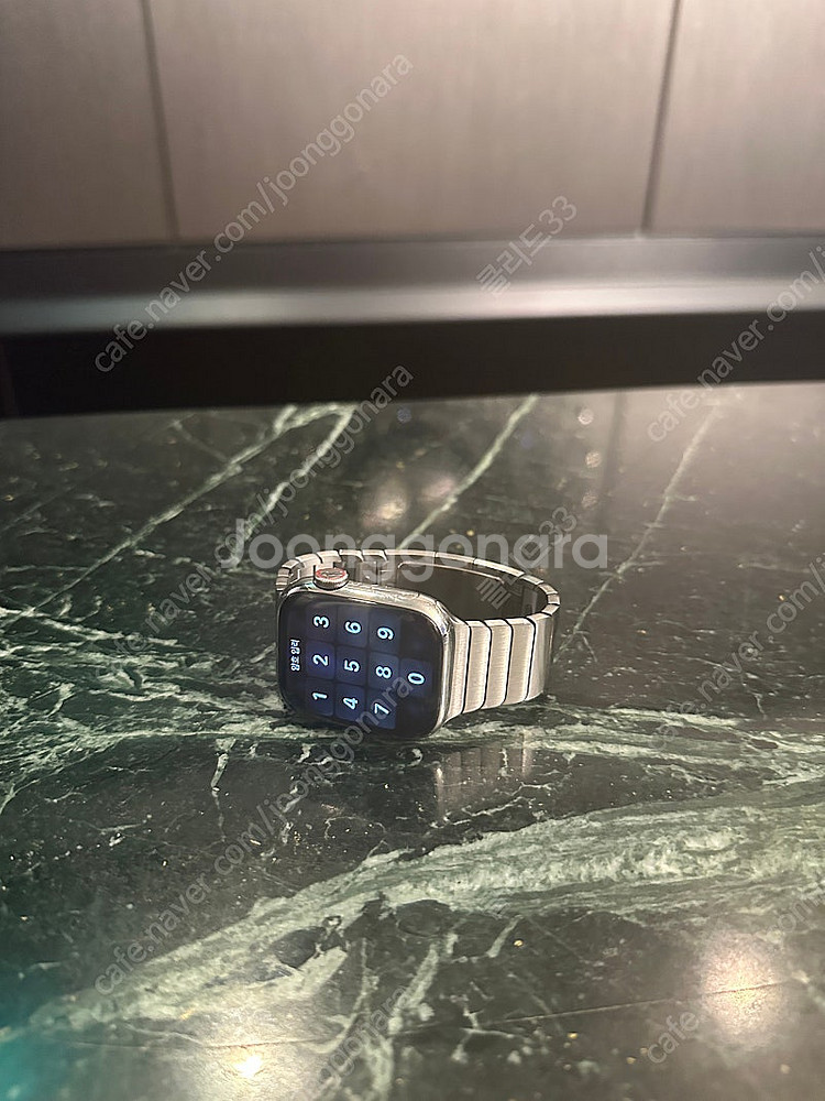 애플워치8 스테인리스 41mm 실버+애케플+풀박 팝니다--2
